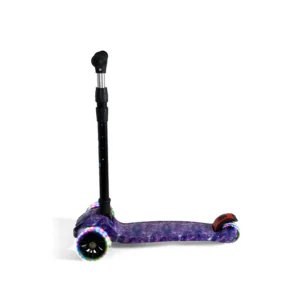 Toddler Foldable Kids Scooter Led Purple Galaxy
