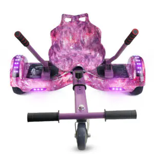 Hoverkart Purple Galaxy Bundle Purple Galaxy 6.5 Bluetooth Hoverboard