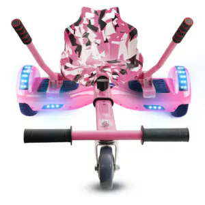 Hoverkart Pink Camo Bundle pink 6.5 Bluetooth Hoverboard