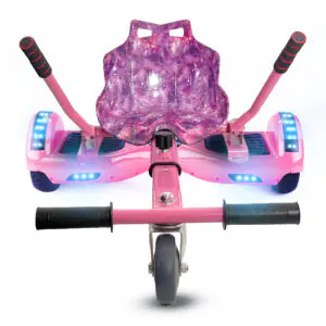 Hoverkart Pink Galaxy Bundle Pink 6.5 Bluetooth Hoverboard