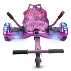 Hoverkart Purple Galaxy Bundle Purple 6.5 Bluetooth Hoverboard