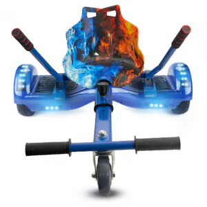 Hoverkart Blue Ice Bundle Blue 6.5 Bluetooth Hoverboard